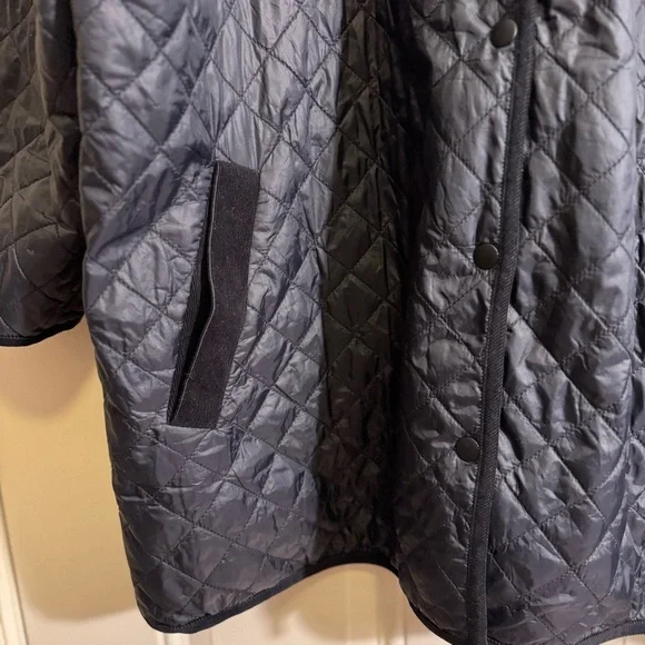 EILEEN FISHER Eggshell Recycled Nylon Coat XXL - Picture 7 of 15